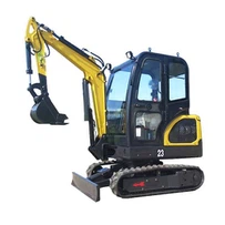 Máquina excavadora pequeña