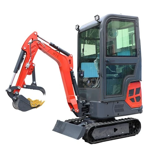 La miniexcavadora YFE15 se puede personalizar